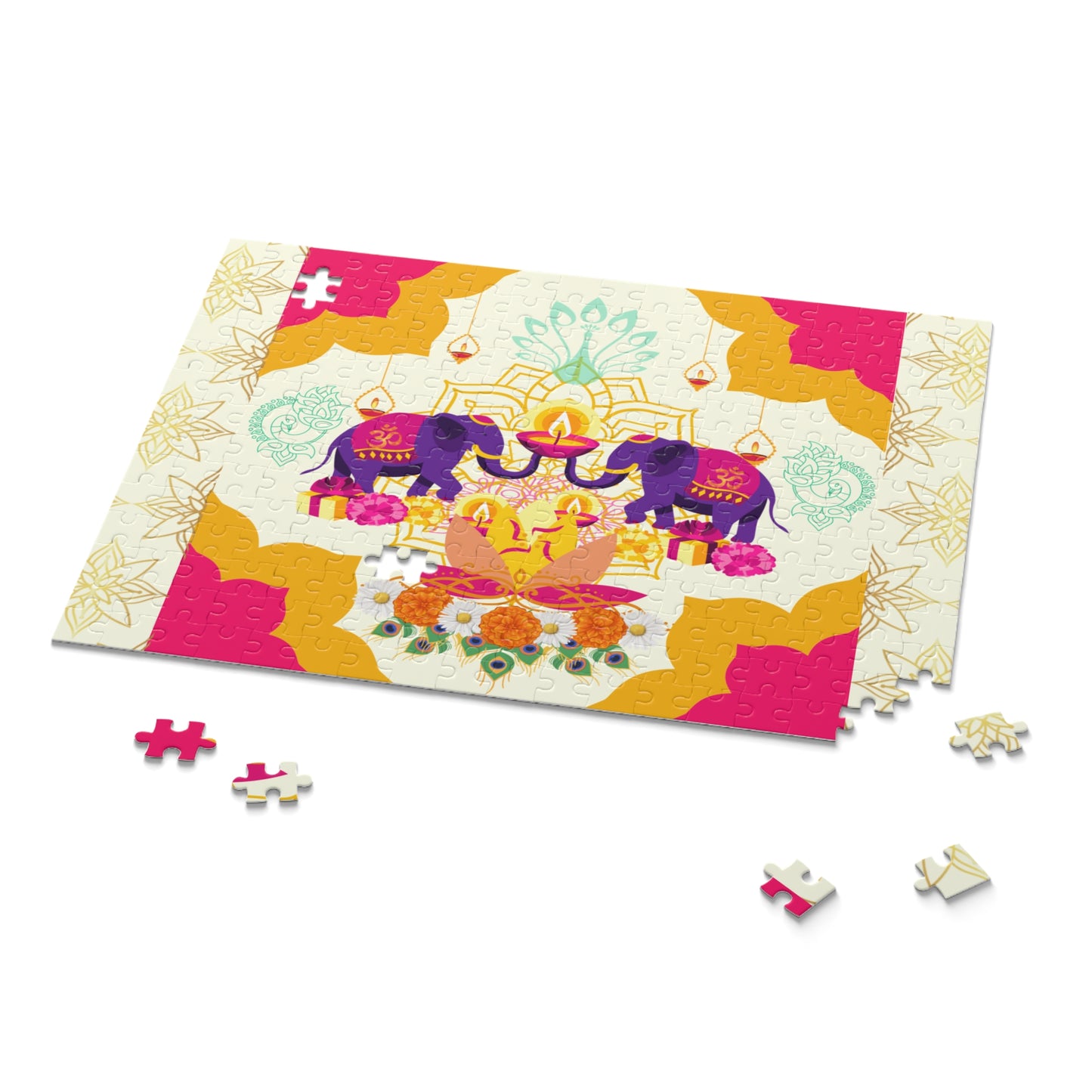 Diwali Lights | Hindu Inspired Puzzle (120, 252, 500-Piece)