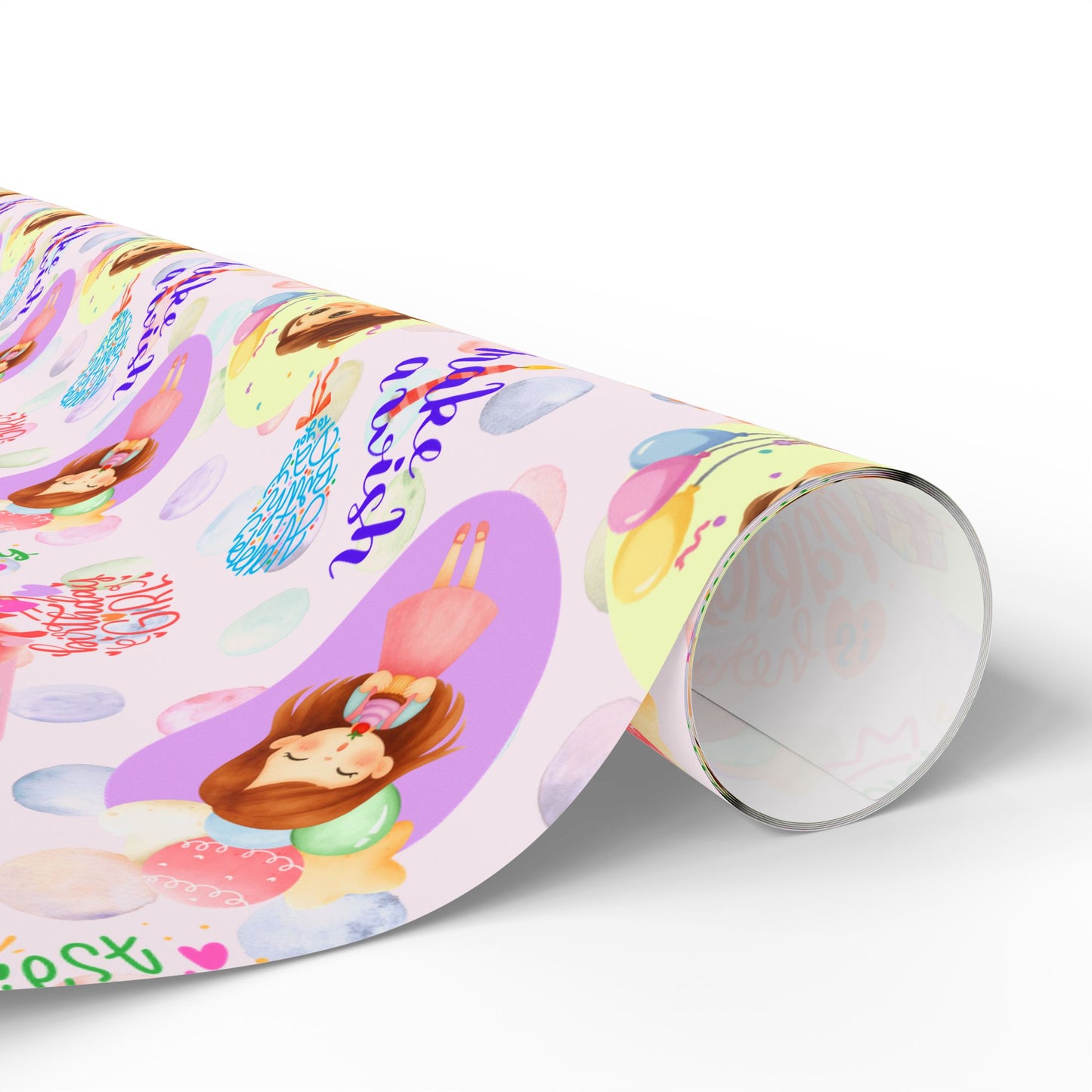 Little Princess Party |  Party Girl Wishes | Wrapping Paper