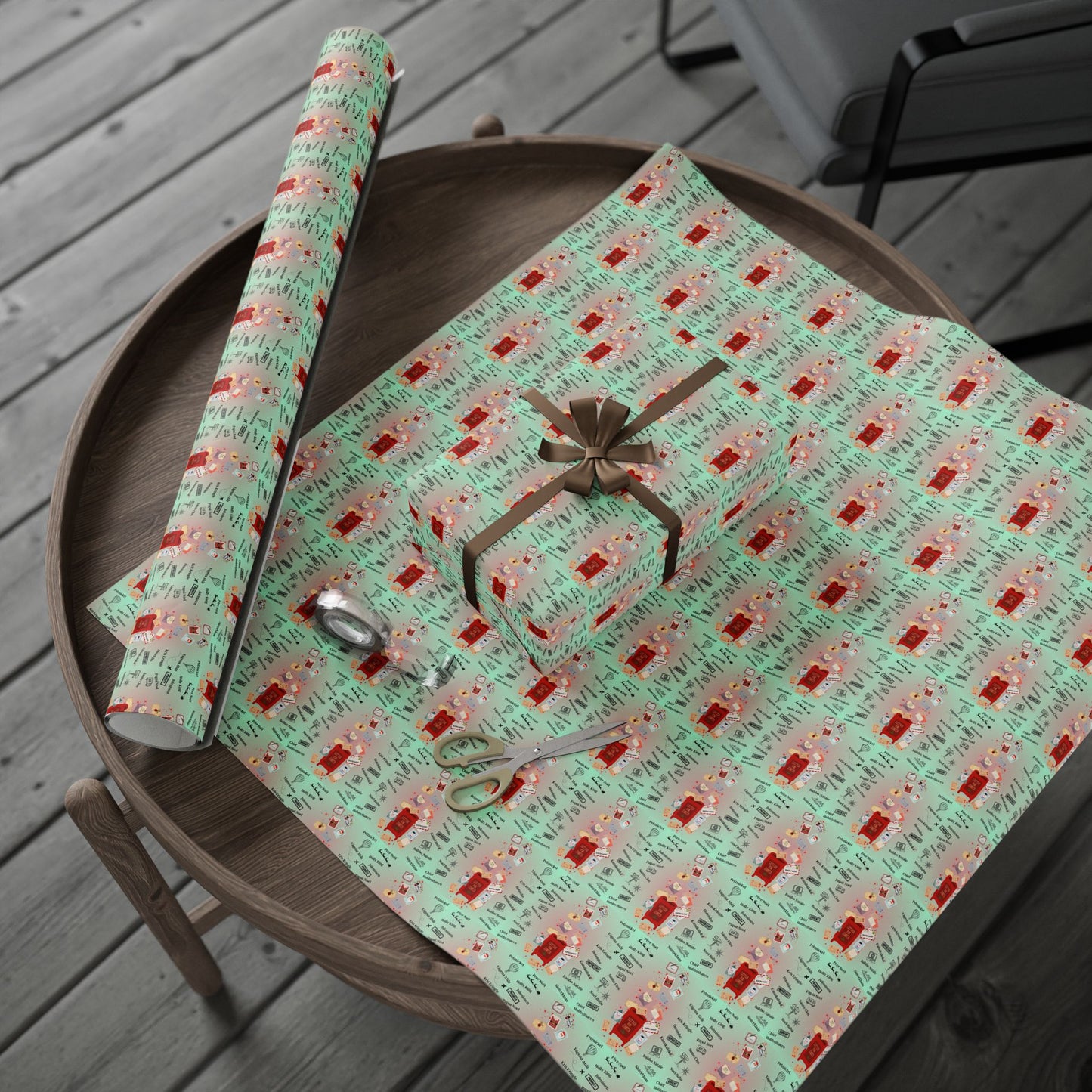 Letters to Santa | Santas of the World | Wrapping Paper