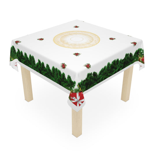Christmas Trimmings Tablecloth | Celebration Table Decor