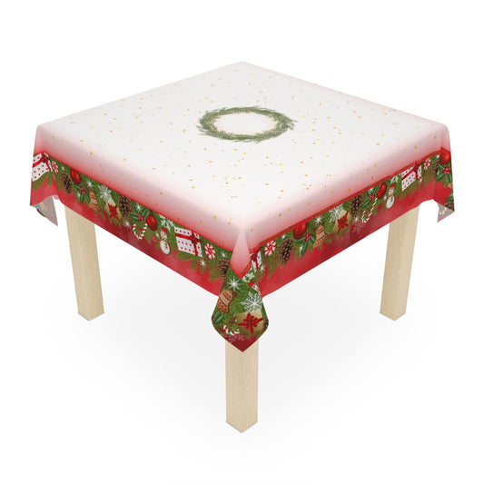 Christmas Feast Tablecloth | Celebration Table Decor