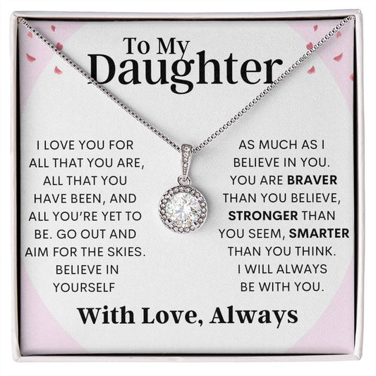 My Strong Daughter | Believe in Yourself | Eternal Hope Necklace